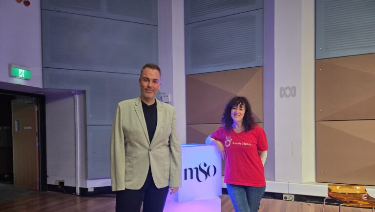 Aussie Hands meets renowned pianist